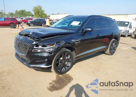 2024 Genesis Gv80 Advanced/Prestige/Prestige Signature из США, поврежденный, VIN KMUHCESC4RU167317